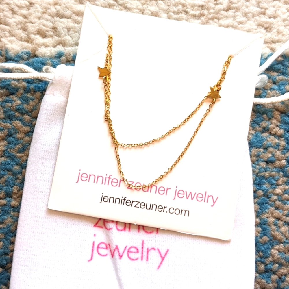 Star delicate chain necklace
